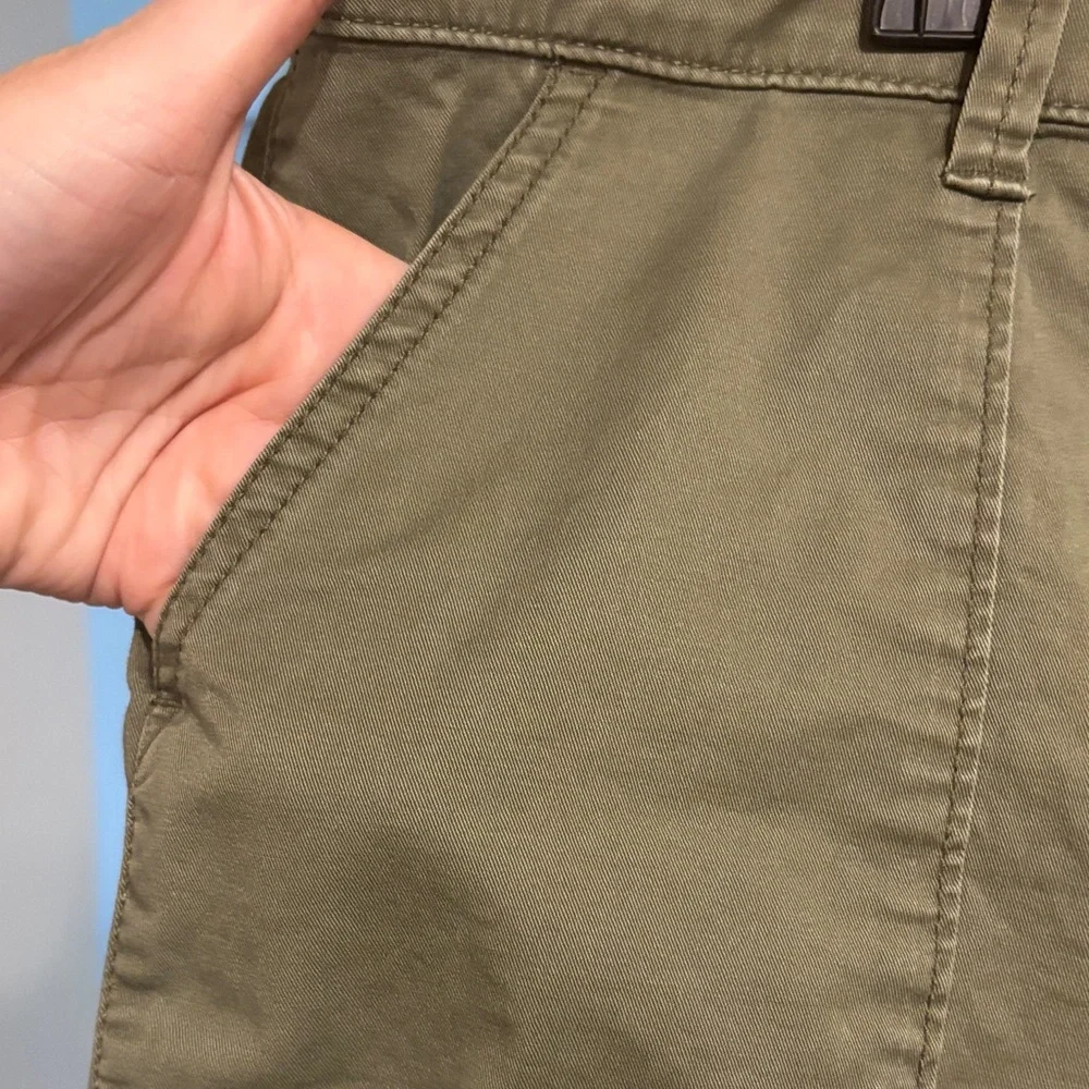Lane Bryant Olive Cargo Shorts